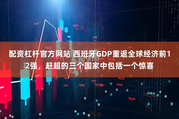 配资杠杆官方网站 西班牙GDP重返全球经济前12强，赶超的三个国家中包括一个惊喜